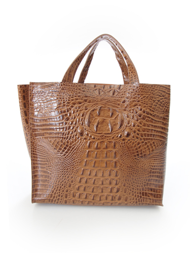 Сумка женская  L-11017 CROCODILE COFFEE
