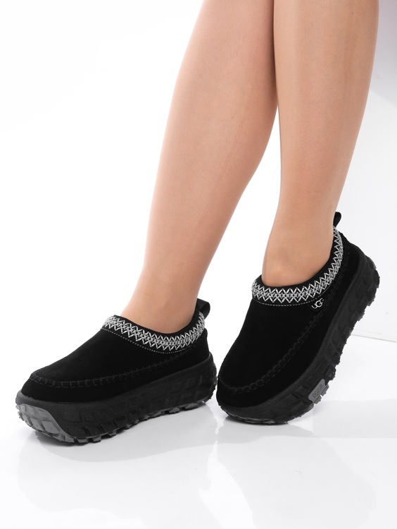 Угги женские зимние короткие Y 2511-3 BLACK (6)